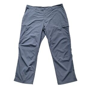Cabelas Mens Gray Nylon Cargo Hiking Pants 44x32 Tactical